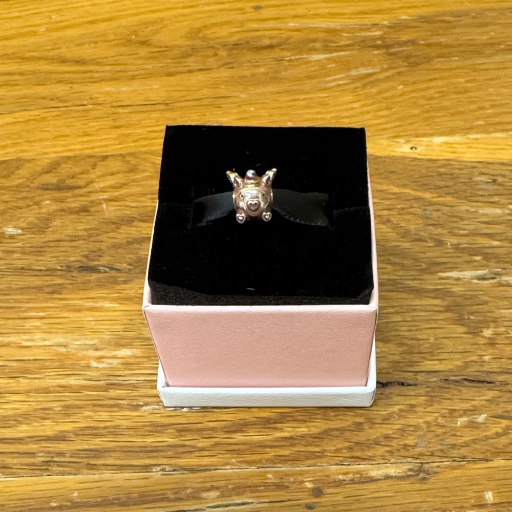 Pandora Pig Unicorn Charm